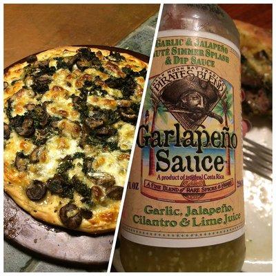 Make a pizza with our very own Garlapeno Sauce