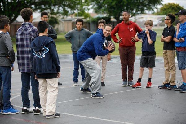 Mr. Sanchez, Middle School & High School PE Teacher