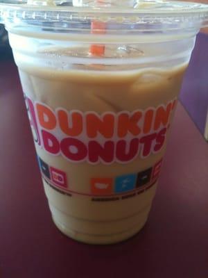 Iced coffee is refreshing