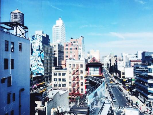 Stunning view of downtown Manhattan from Focus OT; Josephine & Winnie are remarkable therapists, and the facilities are great!