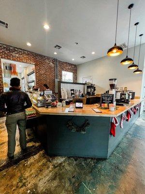 Entryway and Coffee Bar