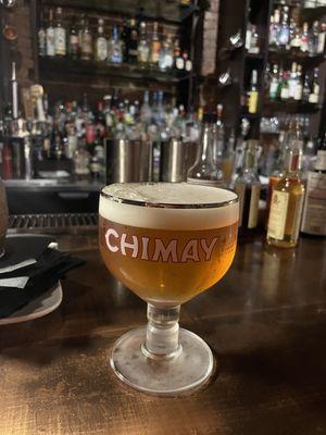 Chimay on tap!