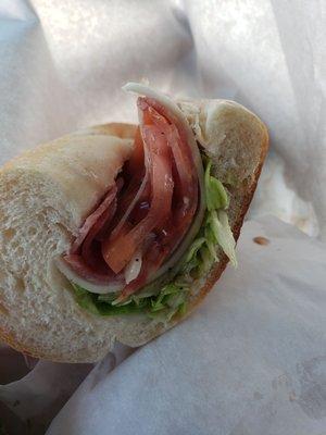 This is a $8.00 Italian sub!!!! What a bunch of crap!!!