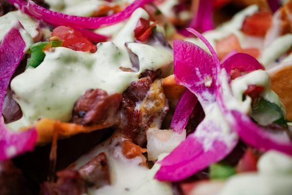 Beef Fajita Nachos. Delish!