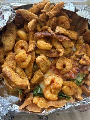 Chicken & Shrimp Taco Bowl