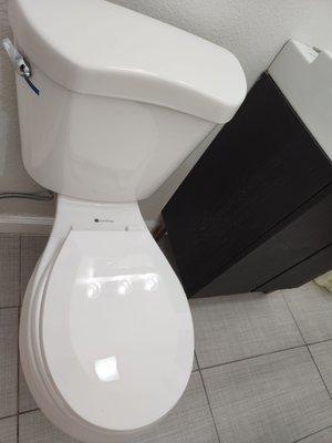 Brand new toilet!