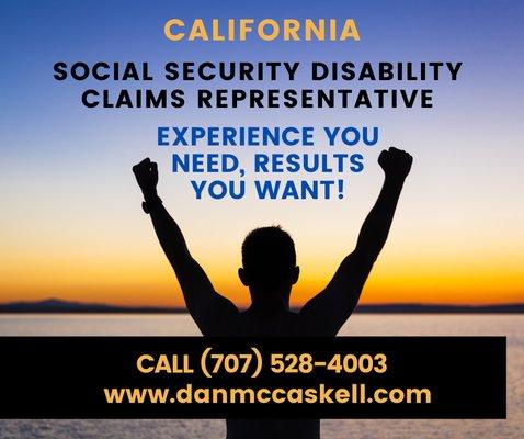 Social Security Disability Claims Representative. Experience you can rely on!