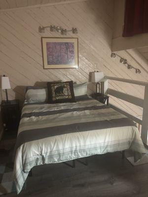 Bedroom in loft space