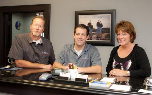 Some of our friendly, knowledgeable staff.