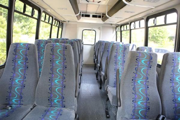 Spacious seating for large groups