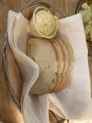 Bread and herbed butter