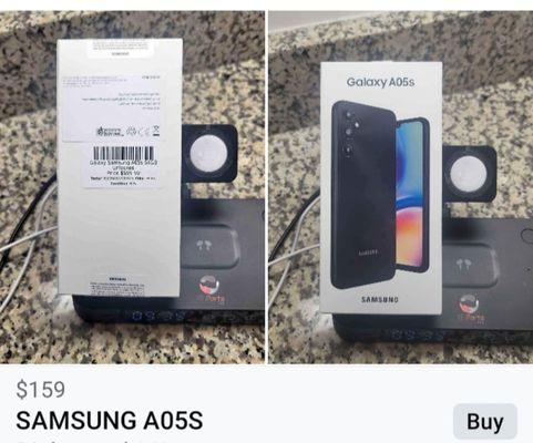 Samsung new phone still in box