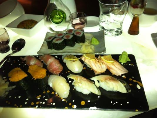 Nigiri Sushi - great quality of fish, with subpar rice