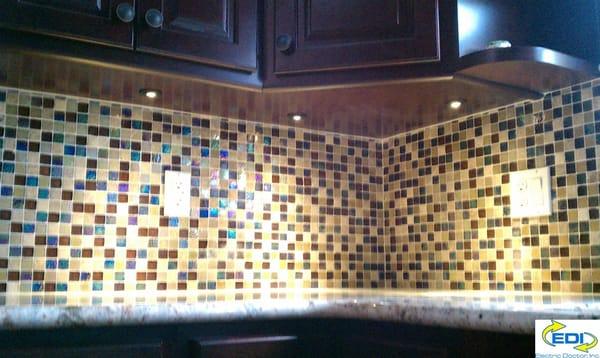 LED undercabinet lighting for a kitchen renovation in Littleton