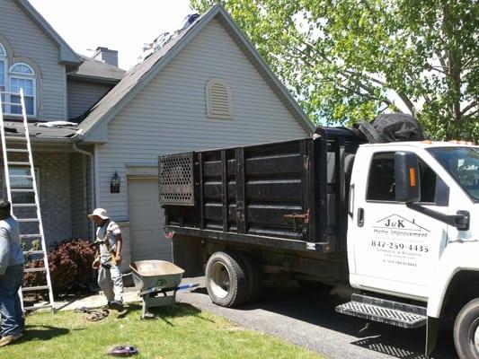 Roofing Job site