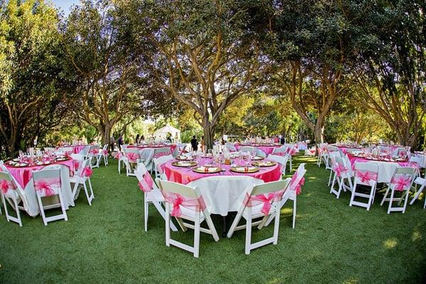 Coral outdoor wedding in Oceanside, Ca.