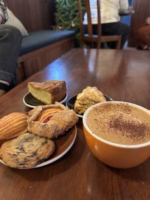 Morning pastries & chai latte!