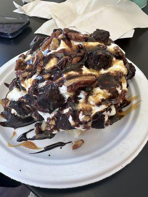 Turtle Sundae Waffle