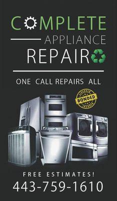 Complete Appliance Repair