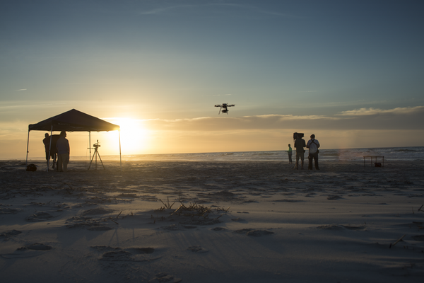 Bonnemaison, Inc. filming on Figure 8 Island with Octocopter