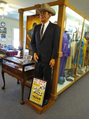 Wax statue of Bob Wills, the King of Western Swing