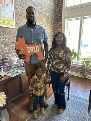 I loved helping the Jones family with the purchase of their property.