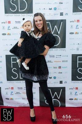 Mama and Daughter Collection, Director of San Diego Fashion Week with her daughter