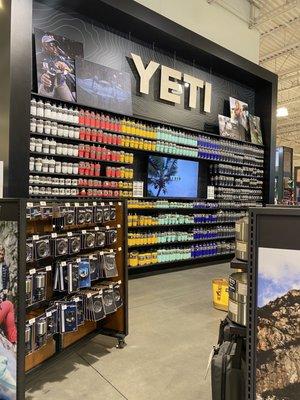 YETI bottle wall