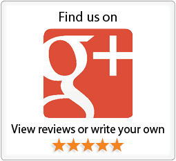 Don't Forget Our Reviews on Google Plus!