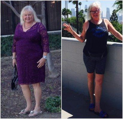 Pam lost 72 lbs so far, and Pam is no longer in her 20's