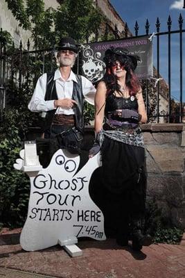 Join Dusty Rose and' 'T' BONEZ For their Very unique Ghost Walk steampunk ghost tours