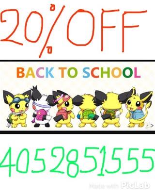 Welcome Teachers and Students!!! Please call 405-285-1555!!! New staffs!! 20% OFF for your back to school!!! Gifts available!!!