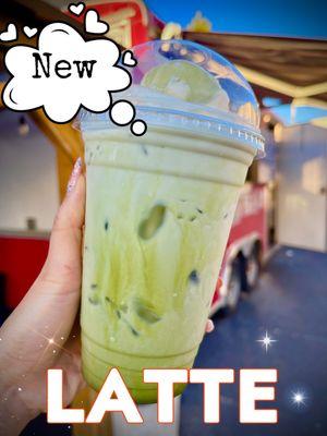 Latte ( Greentea )