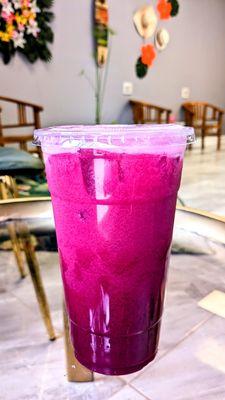 Purple cabbage apple and ginger Cold-Pressed fresh juice!!! You can customize your own juice!!