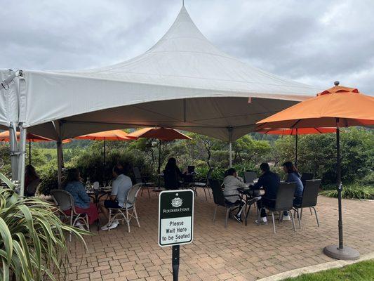 Outdoor Tasting Area