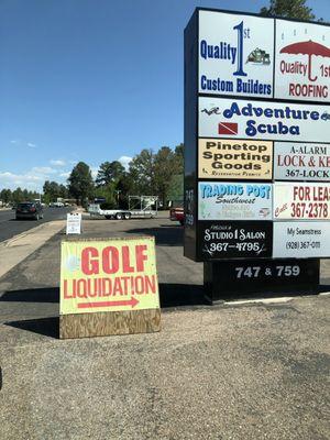 Golf liquidation