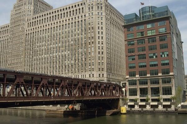 The Chicago School is located directly on the Chicago River in the heart of downtown.