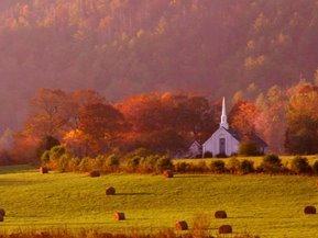 Fall in the valley