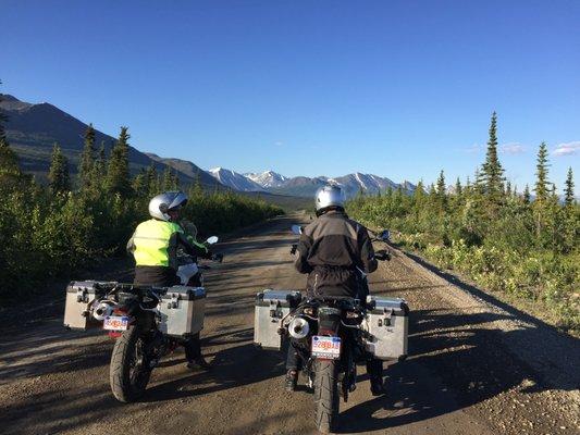 Alaska Motorcycle Adventures Denali Highway Photo:  R. Faulkner