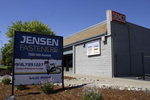 Outside view of Jensen Fasteners in Sacramento