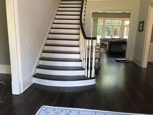 Ebony floors- refinishing