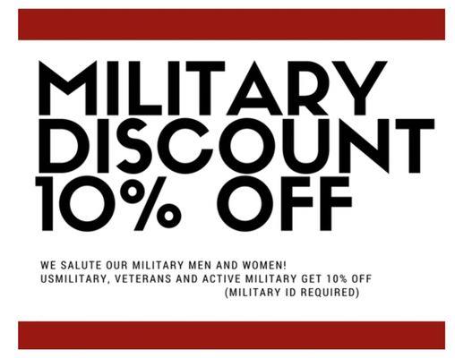 Military Discount