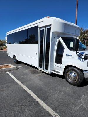 Party Bus with the LLumar ceramic film all around