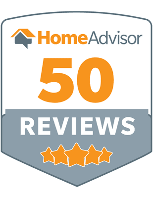 50 Reviews on HomeAdvisor