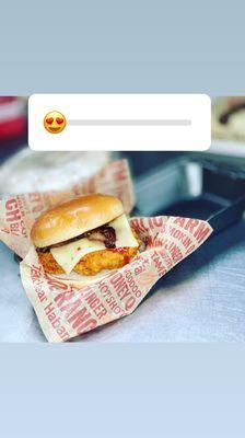 We are more than just wings. Try our crispy hand breaded chicken sandwich! Add a flavor for an even better taste