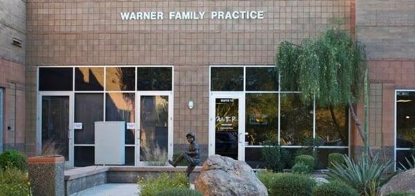 Warner Family Practice is located next to the Orthopedic Hospital