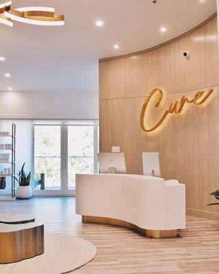 Cure Med Spa Mystic Front Desk