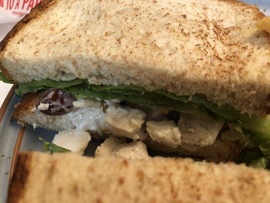 The Pecan Chicken Salad Sandwich is always good when it is available.