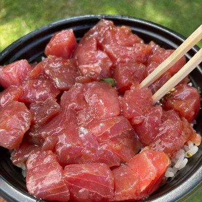 Oyster sauce poke bowl