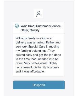 Williams Family Moving and Delivery